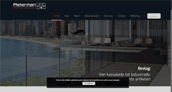 Desktop Screenshot of pieterman-glastechniek.com
